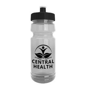 [TB124] Garyline® Trainer Clear Bottle with Push-Pull Lid - 24 oz.