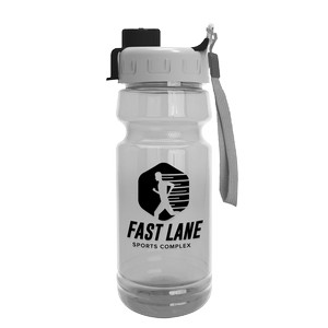 [TB124Q] Garyline® Trainer Clear Bottle with Quick-Snap Lid - 24 oz.