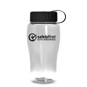 [TB18T] Garyline® Poly+ Jr. Bottle with Tethered Lid - 18 oz.