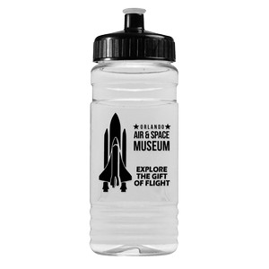 [TB20] Garyline® Clear Bottle with Push-Pull Lid - 20 oz.