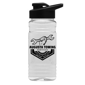 [TB20D] Garyline® Clear Bottle with Drink-Thru Lid - 20 oz.