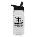 Garyline® Clear Bottle with Flip-Straw Lid - 20 oz.