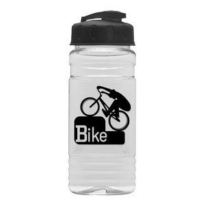 [TB20U] Garyline® Clear Bottle with Flip-Top Lid - 20 oz.