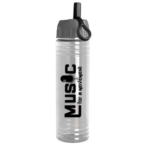 [TB24A] Garyline® Slim Fit Bottle with Ring-Straw Lid - 24 oz.