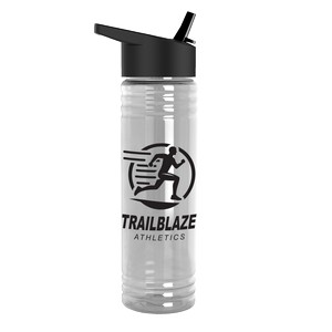 [TB24H] Garyline® Slim Fit Bottle with Flip-Straw Lid - 24 oz.