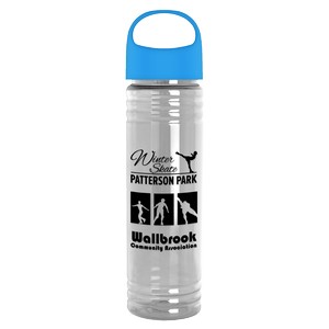 [TB24LN] Garyline® Slim Fit Bottle with Oval Crest Lid - 24 oz.