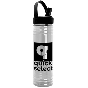 [TB24SW] Garyline® Slim Fit Bottle with Flip-Straw, Swivel-Handle Lid - 24 oz.