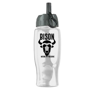 Garyline® Poly+ Bottle with Ring-Straw Lid - 27 oz.