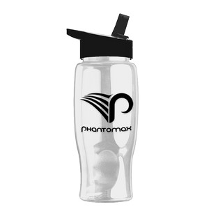 [TB27H] Garyline® Poly+ Bottle with Flip-Straw Lid - 27 oz.