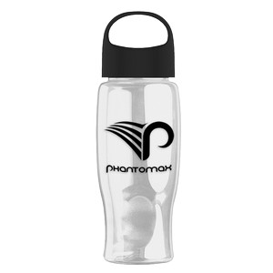 [TB27LN] Garyline® Poly+ Bottle with Oval Crest Lid - 27 oz.