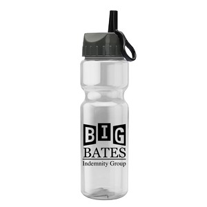 [TB28A] Garyline® Champ Bottle with Ring-Straw Lid - 28 oz.