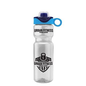 [TB28SL] Garyline® Champ Bottle with Two-Tone Drink-Thru Lid with Silicone Loop - 28 oz.