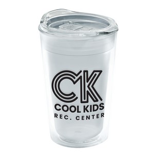 [TC14X] Garyline® Transparent Tumbler with Slider Lid - 14 oz.