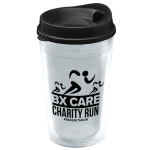 Garyline® Transparent Tumbler with Sip Lid - 16 oz.