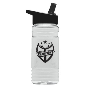 Garyline® Groove Tritan® Bottle with Flip-Straw Lid - 20 oz.