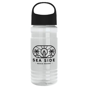 Garyline® Groove Tritan® Bottle with Oval Crest Lid - 20 oz.