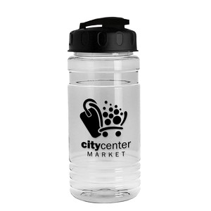 Garyline® Groove Tritan® Bottle with Flip-Top Lid - 20 oz.
