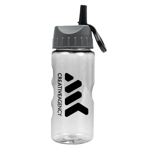 [TRB22A] Garyline® Mini Mountain Tritan® Bottle with Ring-Straw Lid - 22 oz.