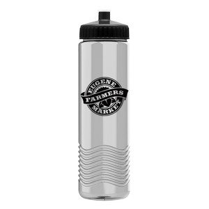 Garyline® Wave Tritan® Bottle with Push-Pull Lid - 24 oz.