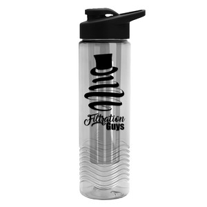 [TRB24DIX] Garyline® Wave Tritan® Bottle with Drink-Thru Lid and Infuser - 24 oz.