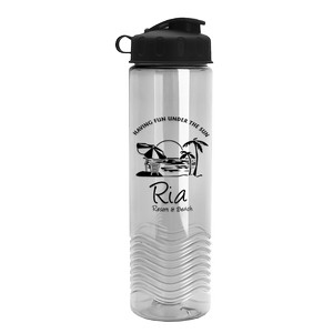 Garyline® Wave Tritan® Bottle with Flip Lid - 24 oz.