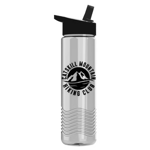 Garyline® Wave Tritan® Bottle with Flip-Straw Lid - 24 oz.