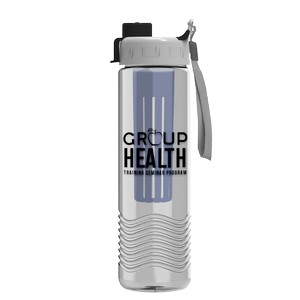 [TRB24QI] Garyline® Wave Tritan® Bottle with Quick-Snap Lid and Infuser - 24 oz.