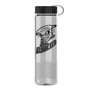 [TRB24T] Garyline® Wave Tritan® Bottle with Tethered Lid - 24 oz.