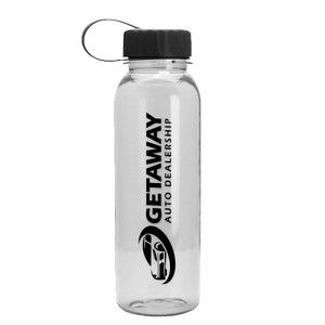 [TXB241T] Garyline® Flat-Sided Tritan® Bottle with Tethered Lid - 24 oz.