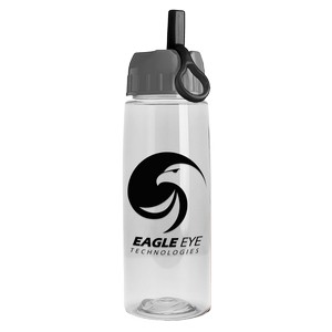 [TXB63A] Garyline® Flair Tritan® Bottle with Ring-Straw Lid - 26 oz.