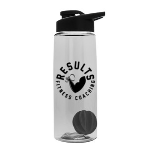 [TXB63DM] Garyline® Flair Tritan® Shaker Bottle with Drink-Thru Lid and Mixing Ball - 26 oz.