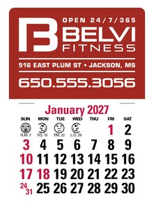 Triumph® Calendars Press-N-Stick Standard Calendar