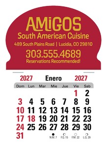 Triumph® Calendars Press-N-Stick Spanish Calendar