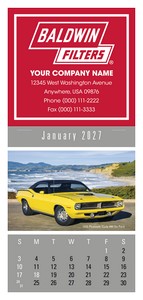 Triumph® Calendars Press-N-Stick Cruisin' Cars Calendar