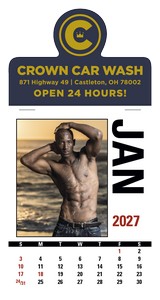 Triumph® Calendars Press-N-Stick Male Call Calendar