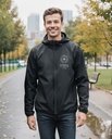 Unisex windbreaker hooded jacket