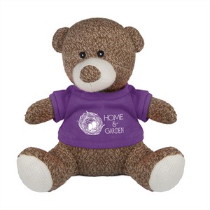 [VPLS003-01] Chelsea Teddy Bear™ Knitted Teddy Bear - 7.5" Plush (Black - Tshirt)