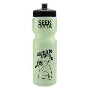 [WB28G] Garyline® Journey Glow-in-the-Dark Bike Bottle - 28 oz.