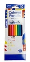 COLORED PENCILS - 10-Pack Box of Colored Pencils