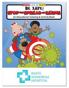[40983] Coloring Book: Be Safe: Stop the Spread of Germs