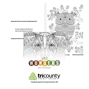 [41040] Good Value™ Wild Wonders Adult Coloring Book