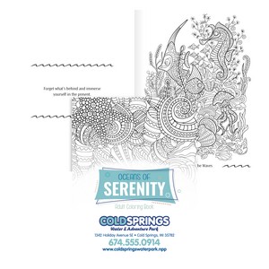 [41055] Good Value™ Oceans of Serenity Adult Coloring Book
