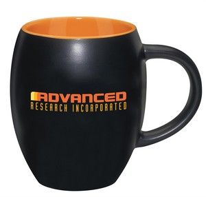 [45515] Matte Barrel With Color Mug - 17 oz.
