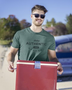 Unisex garment dyed t-shirt