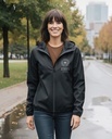 Women's windbreaker hooded jacket