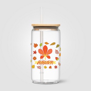 [WKF-C] Cádiz Glass Bamboo Lid Tumbler - 17 oz. - ColorJet