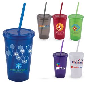 [WBE-C] Explore - ColorJet - Full Color 16 Oz. Double Wall Tumbler Cup