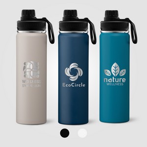 Alaska - 24 oz. Stainless Steel Double Wall Water Bottle - Laser