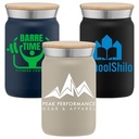 Nordic - 9 oz. Double Wall Copper-Lined Stainless Steel Tumbler with Bamboo Lid