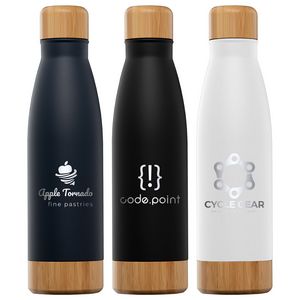 [WEF-L] Ibiza Bamboo - 21 oz. Double-Wall Stainless Bottle - Laser